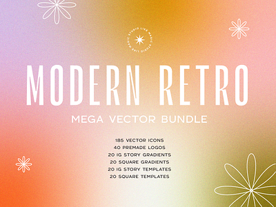 Modern Retro Mega Vector Bundle