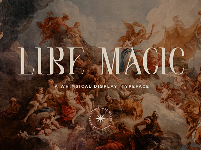 Like Magic Typeface display serif typeface typography whimsical witchcraft witchy