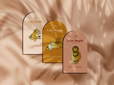 Enamel Pins for Like Magic Studio