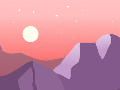 Sunset Illustration