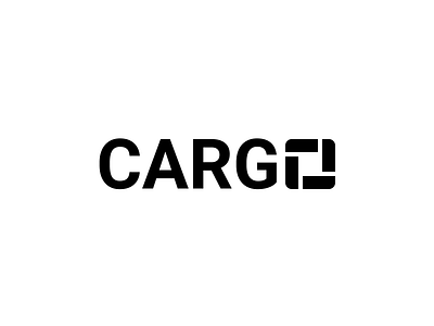 Black Cargo Logo branding branding concept clean cloud concept logo travel