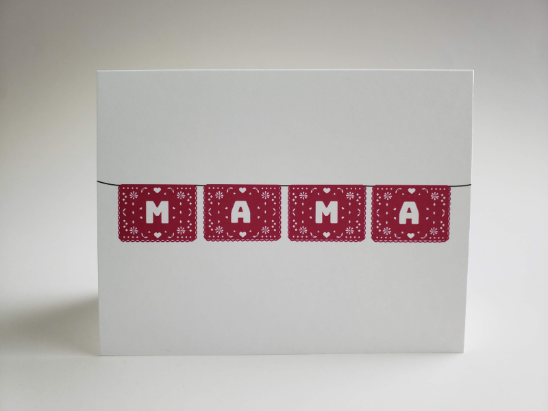 Papel Picado greeting card mothers day dia de las madres papel picado