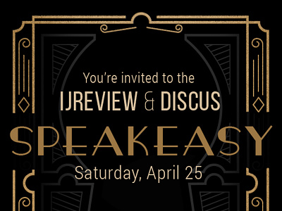 invite art deco gatsby ripoff invitation line art lineart prohibition speakeasy vector