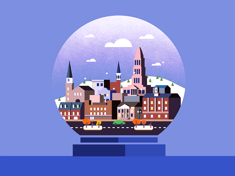 Download Animated Snowglobe by Josh Mahan for IMGE on Dribbble
