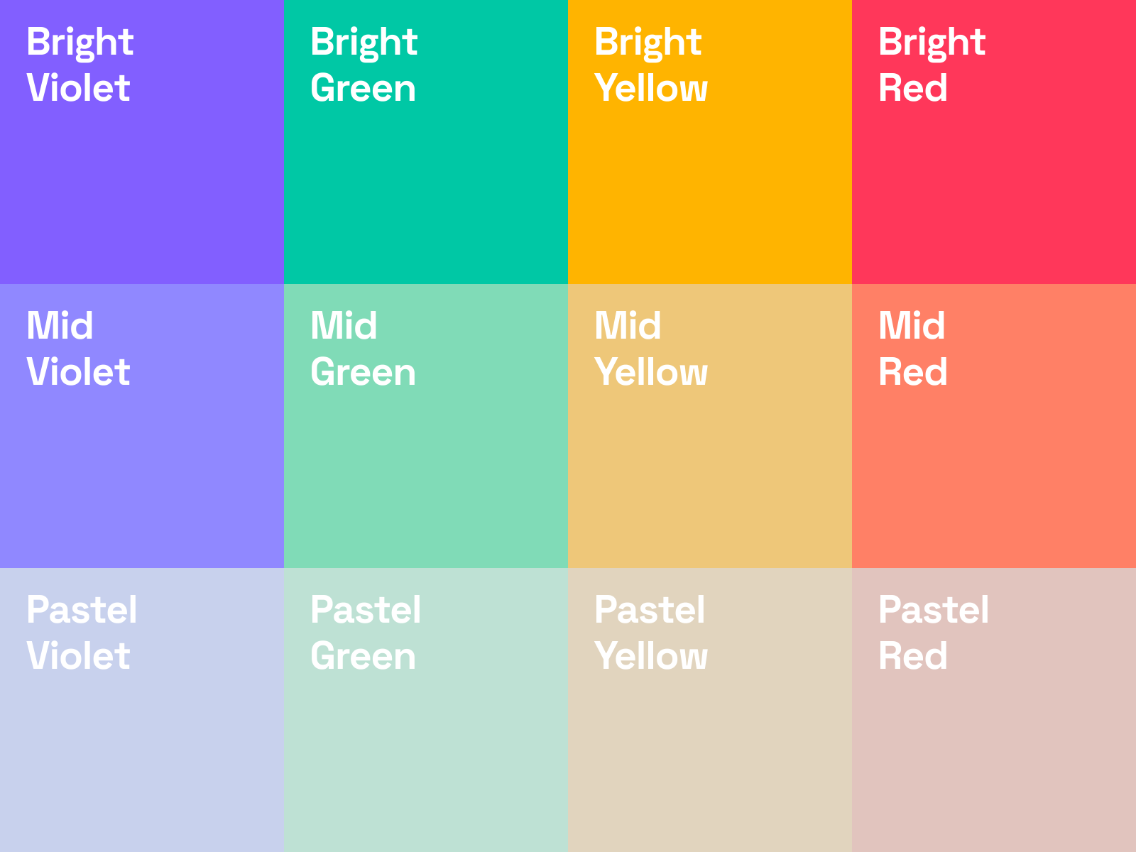 Color Palette Hierarchy Of Shades By Frontify On Dribbble
