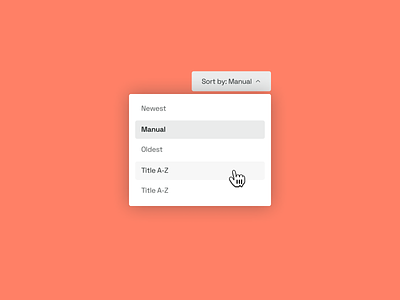 User Interface: Filter branding buttons click cursor design filter frontify hover orange pointer ui