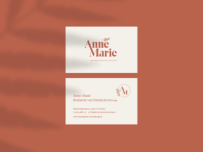 Business cards design Anne-Marie brand design brand identity branding branding design business card business card design businesscard identity identity design logo logodesign