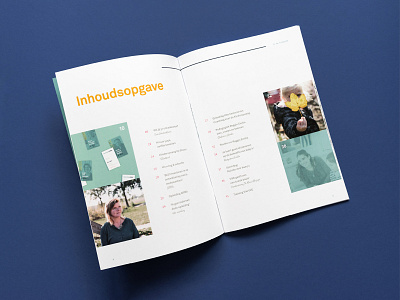 Magazine WerkendLeren brand identity branding design graphic design layout layoutdesign magazine magazine design