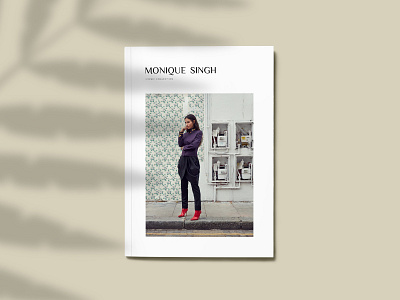 Cover Lookbook Monioque Singh branding identity layout design logo lookbook lookbook design magazine