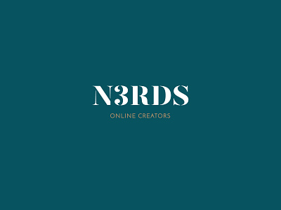 Logo N3RDS brand design brand identity branding branding design graphic design identity logo logo design logotype minimal