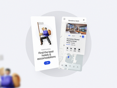 Hotel Booking App Design