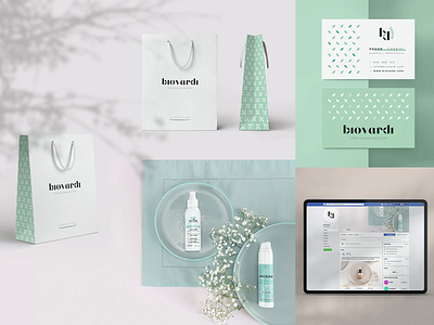 Biovardi beauty beauty product beauty products branding branding and identity branding design cosmetics ecommerce ecommerce design logo logo design logotype natural natural cosmetics photographer photography shopping bag social media social media design visiting card