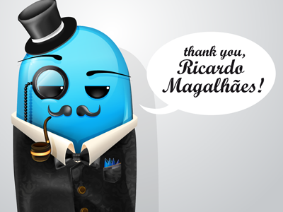 Thank You! illustrator ricardo magalhães serious business thank you vector