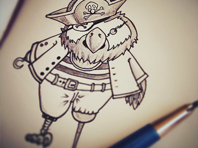 Fatbird Pirate Parrot