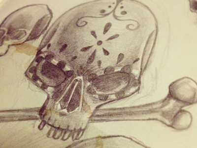 Candy Skull candy sketch skull