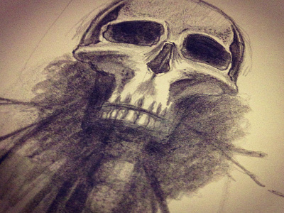 Skull Sketch moleskin sketch skull