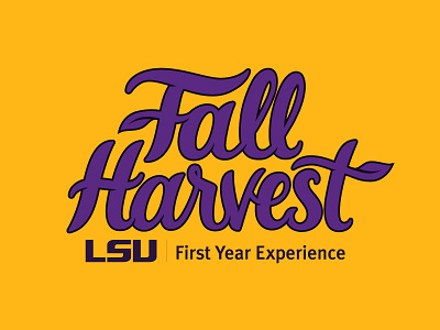 Fall Harvest logo lsu vector