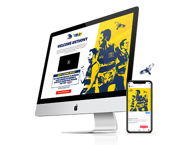 Adelaide Crows Digital Membership Website artwork design digital design uidesign user experience user interface ux ui ux ui design web