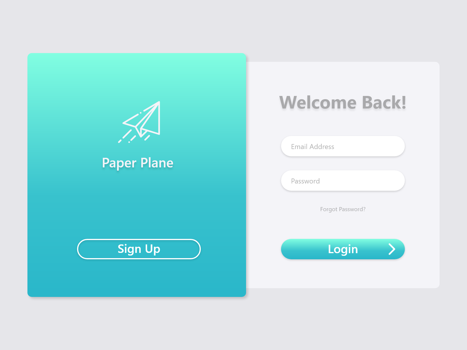 Daily UI 001 Login Page by Joshua Schell on Dribbble
