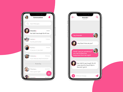 Daily UI 013: Messaging App