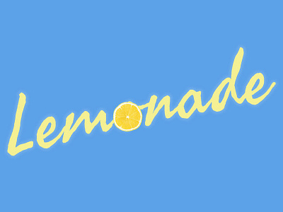 Lemonade adobe adobe photoshop blue bright design fun illustration lemon lemonade lemons summer yellow