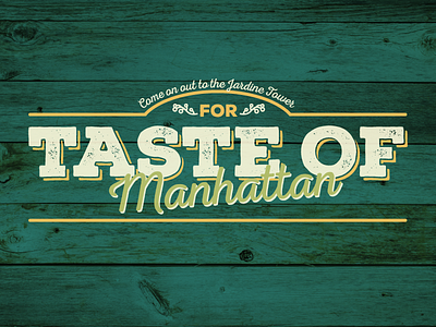 Taste Of Manhattan collegiate dining event food jardine k state kansas manhattan manhattan ks party sample typography