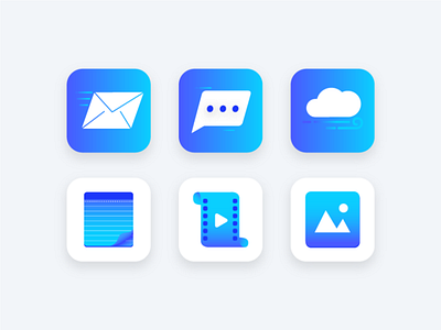 App Icons Concept app app icons app ui concept icons illustrator iphone mobile