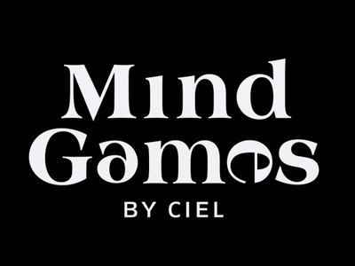 MindGames brand brand identity ciel logo logotype mindgames puzzle wordmark