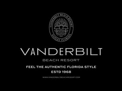 Vanderbilt Beach Resort brand brand identity design hotel icon lockup logo logotype wordmark