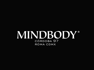 Mindbody Pilates Studio body brand branding cdmx design health lockup logotype logotypedesign mind mx pilates serif wordmark