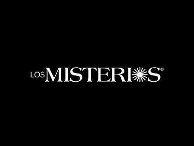 Los Misterios - Spanish Cuisine - Wordmark brand brand identity classic serif design font logo misterious mistery serif type wordmark wordmarklogo