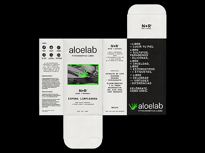 Aloelab - Package Proposal agave aloe brand brand identity care green lab logotype mexican mexico nature package skincare wellness wellness logo