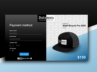 CC Payment Page branding design logo minimal paymentpage typography ui ux vector web website