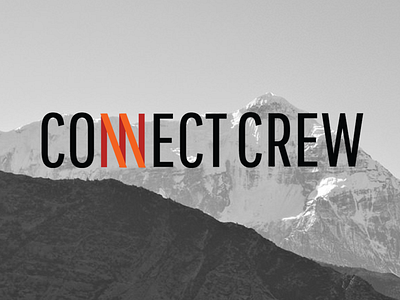 Connect Crew Identity branding design graphic design identity illustrator logo type typography