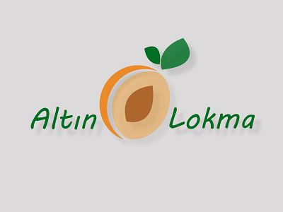 Apricot Logo #01 - Altın Lokma apricot design flat green icon illustration illustrator logo logo design logodesign logotype seed vector vector art