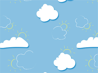 Clouds Pattern Background