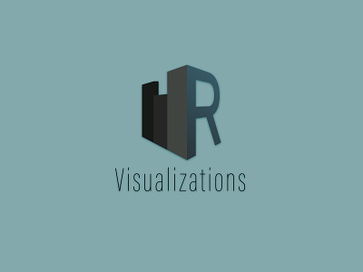 R Visualizations - 30 Days Challenge #07 30 day logo challenge branding design flat icon illustration illustrator logo logo design logodesign r visualizations vector vector art visualization