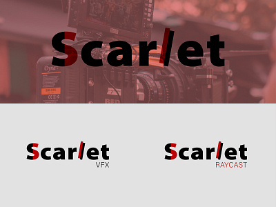 Scarlet - 30 Days Challenge #09 30 day logo challenge branding design icon identity design illustrator logo logo design logodesign red scarlet typography vector