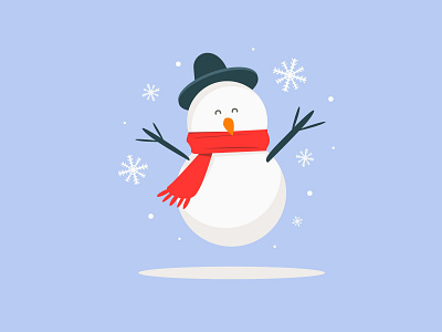 Snowman Happy Winter