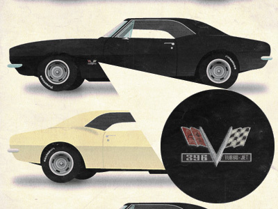 Camaro Badge auto badge camaro car emblem illustration vintage