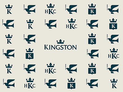 Kingston brand identity branding identity logo