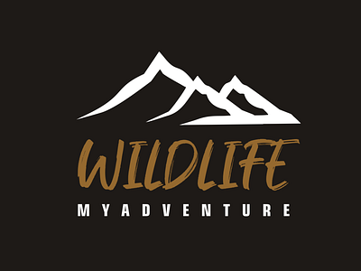 WILDLIFE outdoor logo business climbing company illustration jungle logo mountain nature outdoor peak retro vector