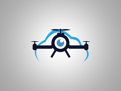 Drone logo branding clean clear concept design design graphic logo vector
