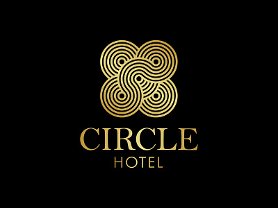 CIRCLE HOTEL Logo Concept branding clean clear concept design design graphic illustration logo ui vector