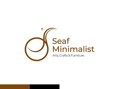 Seaf Minimalist - Furniture Logo branding clean clear concept design design graphic furniture furniture logo illustration logo ui vector