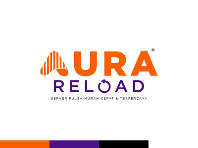Aura Reload - Pulse Electronic Logo branding clean clear concept design design graphic electronic illustration logo pulse ui vector