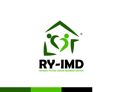 Rumah Yatim - Safe House Logo branding clean clear concept design design graphic illustration logo safe house ui vector