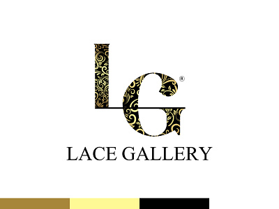 Lace Gallery - Fashion Logo branding clean clear concept design design graphic dress fashion feminim feminim logo illustration logo ui vector