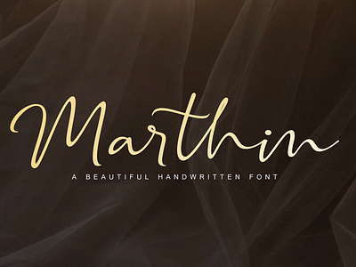 Marthin Handwritten Font