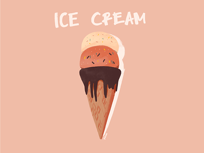 Illustration : Ice Cream affinitydesigner children illustration design illustration illustration art sketch